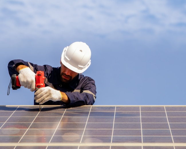 Installation von Photovoltaikanlagen